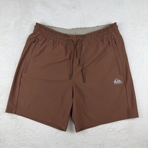 Quiksilver Shorts Men's Size Med Regular Fit Dryflight Elastic Waist Drawstring